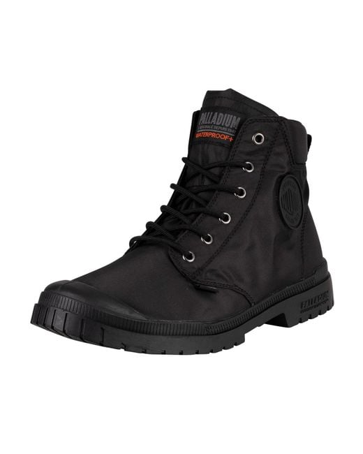 Palladium Black Pampa Sp20 Cuff Wp+ Boots for men