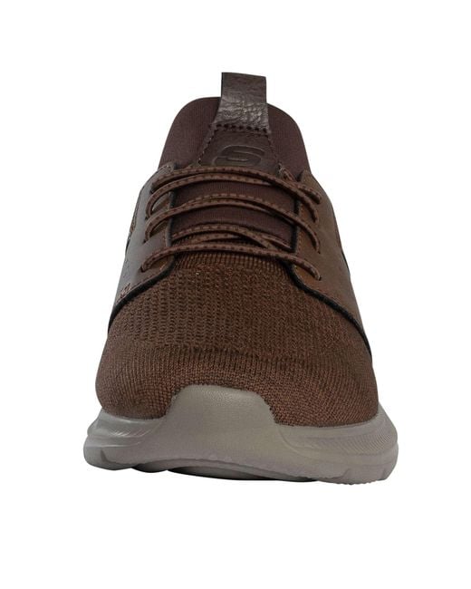 Skechers Brown Slip-ins Relaxed Garner Trainers for men