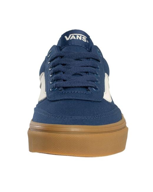 Vans Blue Brooklyn Canvas Trainers for men