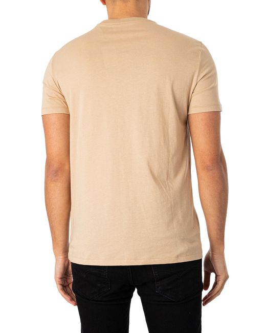 Armani Exchange White Brand Slim T-shirt for men