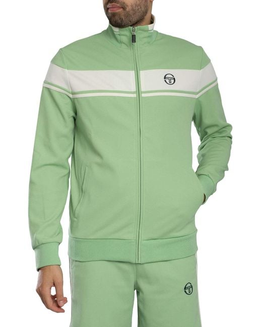 Sergio Tacchini Green Damarindo Track Jacket for men