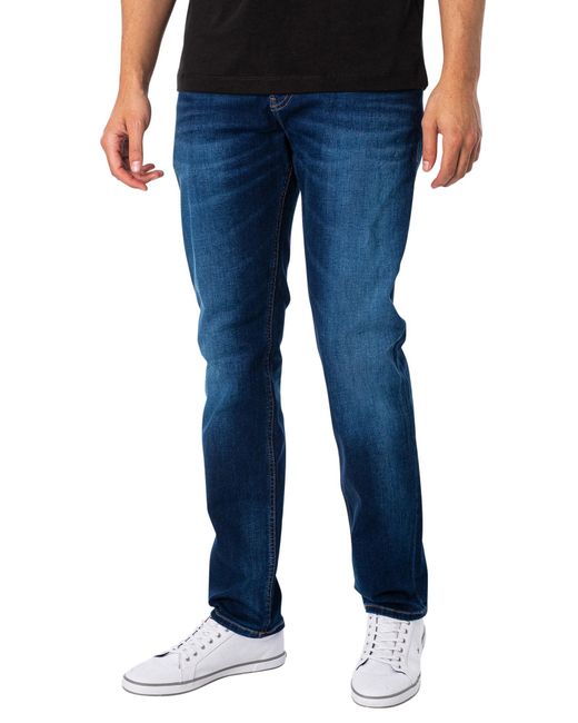 Tommy Hilfiger Blue Ryan Regular Straight Jeans for men
