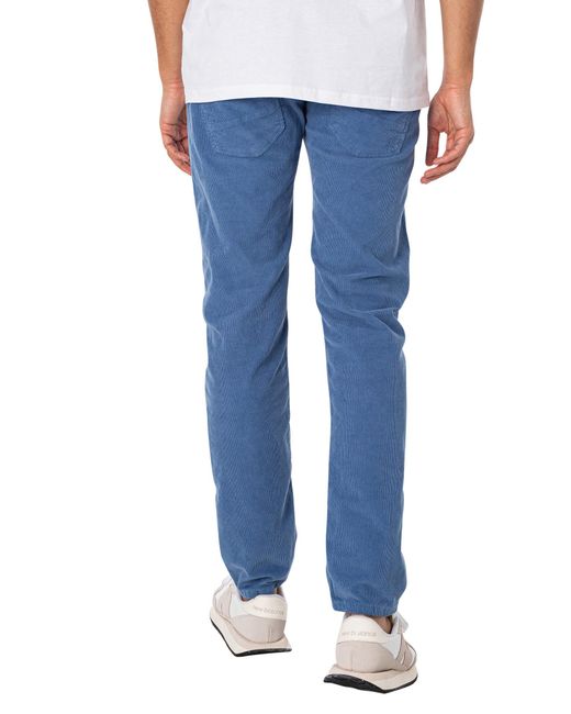 Lois Blue Thin Corduroy Trousers for men