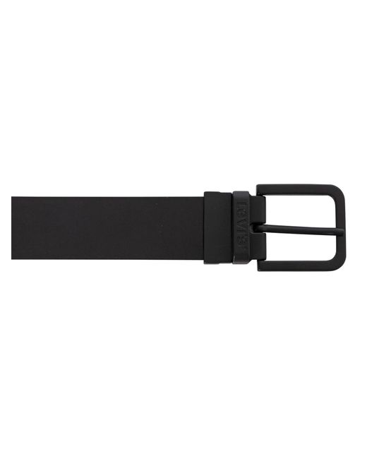 Levi's Black Reversible Core Metal Belt for men