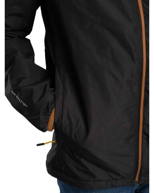 Regatta Black Caspen Waterproof Jacket for men