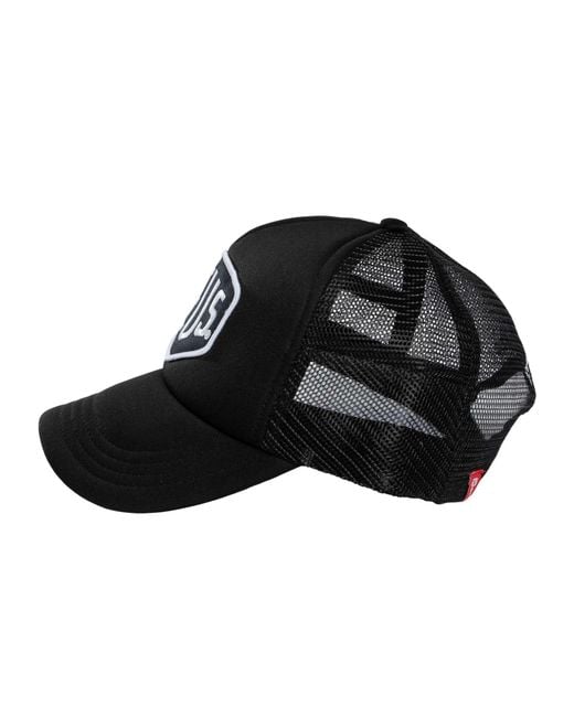 Deus Ex Machina Black Baylands Trucker Cap for men