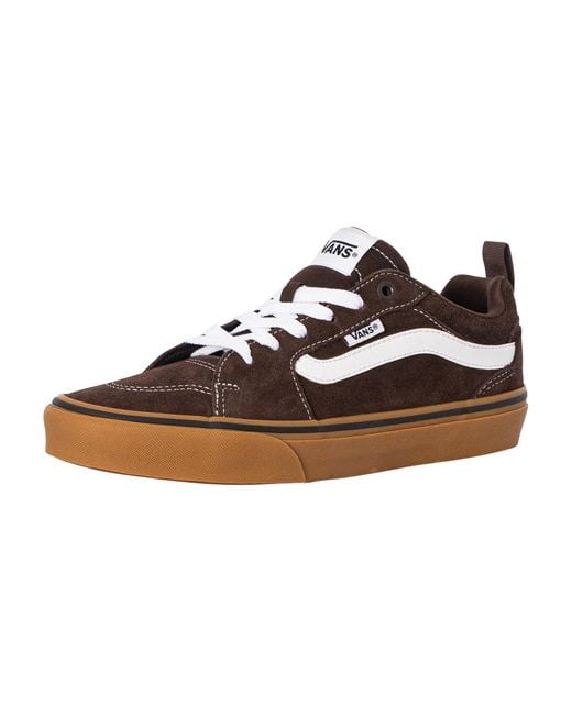 Vans Brown Filmore Suede Trainers for men