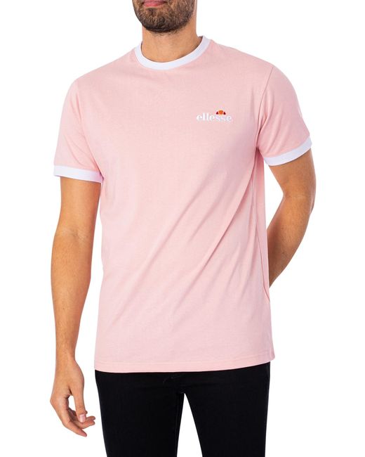Ellesse Pink Meduno T-shirt for men