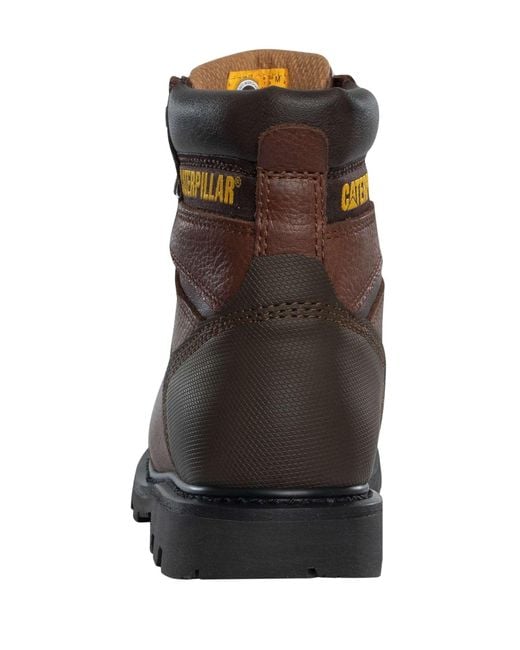 Caterpillar Brown Allerton Wide Leather Boots for men