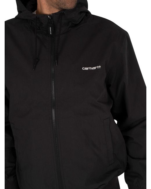 Carhartt WIP Marsh Jacket in Black/White (Black) for Men | Lyst