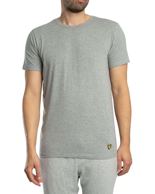 Lyle & Scott Black Basic 3 Pack T-shirt for men