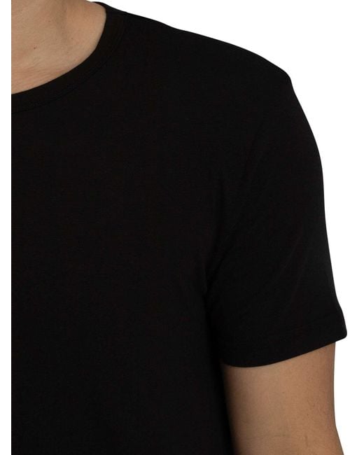 Lyle & Scott Black 5 Pack Basic Lounge T-shirt for men