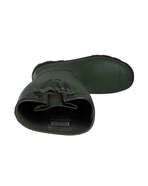 Hunter Green Downpour Field Wellington Boots for men
