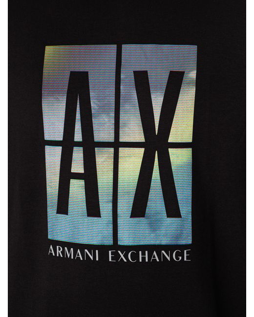 Armani Exchange Black Graphic Sweatshirt for men