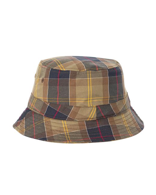 Barbour Natural Tartan Bucket Hat for men