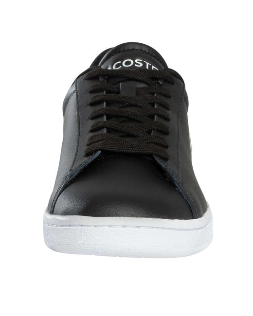 Lacoste Black Carnaby Set 224 1 Sma Leather Trainers for men