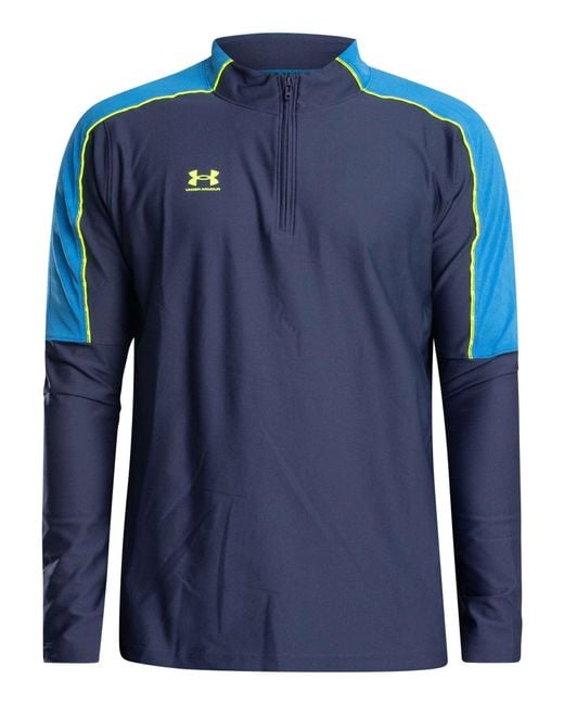 Under Armour Blue Challenger Pro Track Jacket for men