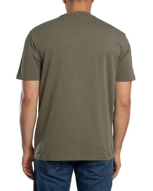 Napapijri Green Relaxed Small Box Logo T-shirt for men