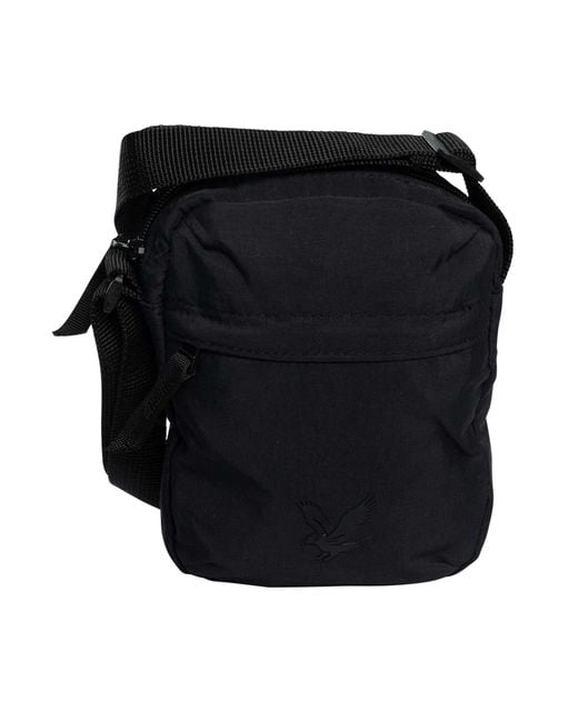 Lyle & Scott Black Cross Body Pouch Bag for men