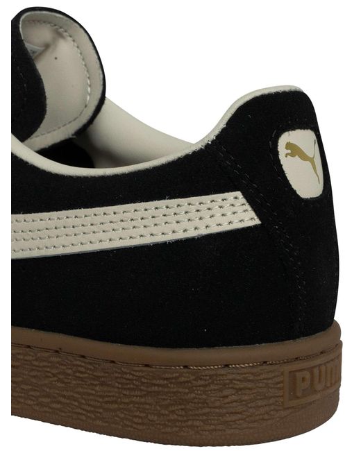 PUMA Black Suede Terrace Trainers for men