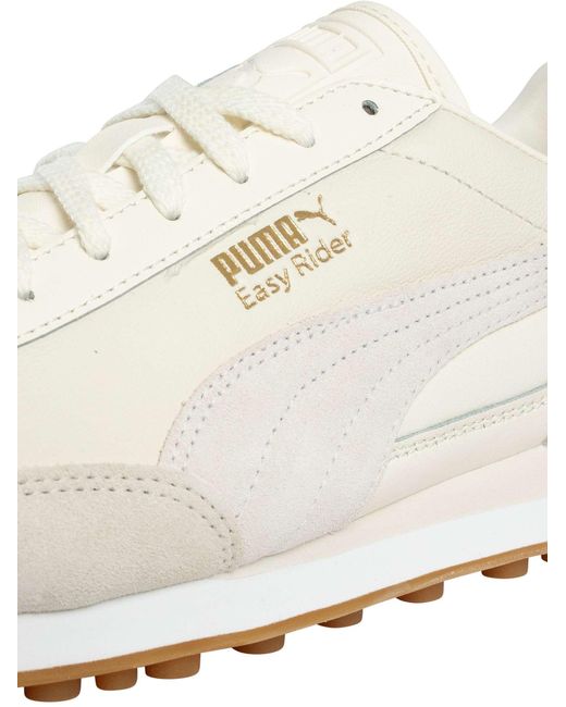 PUMA White Easy Rider Mix Trainers for men