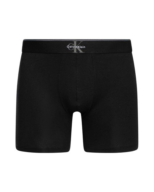 Calvin Klein Black 3 Pack Graphic Monogram Boxer Briefs for men