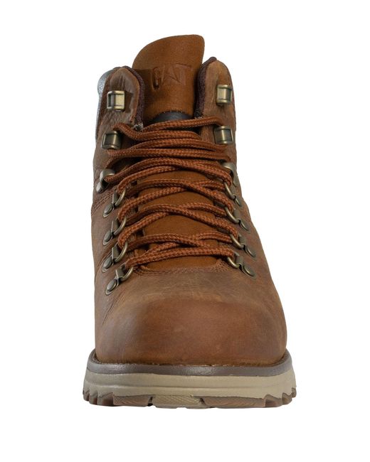 Caterpillar Brown Sire Waterproof Leather Boots for men