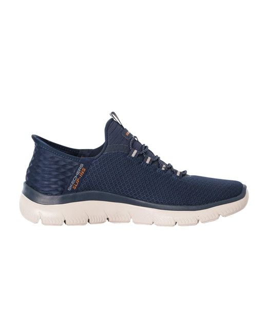 Skechers Blue Ultra Flex 3.0 Smooth Step Hands Free Slip-Ins Shoes 6.5 Ee for men