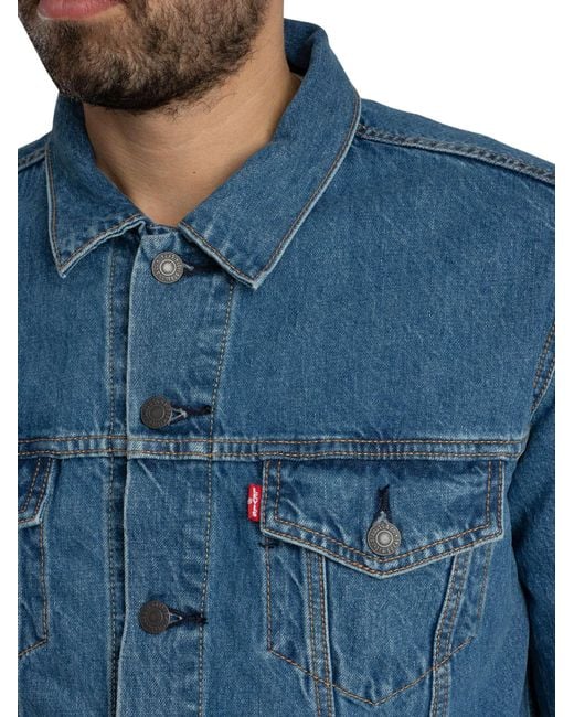 Levi's Blue The Trucker Jacket for men