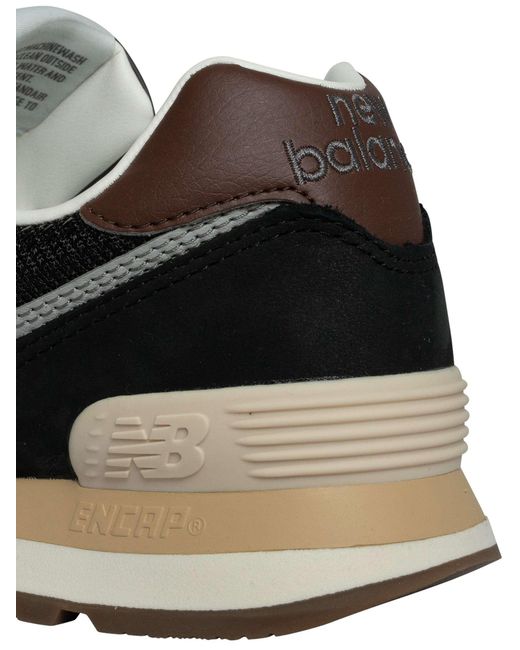 New Balance Black 574 Trainers for men