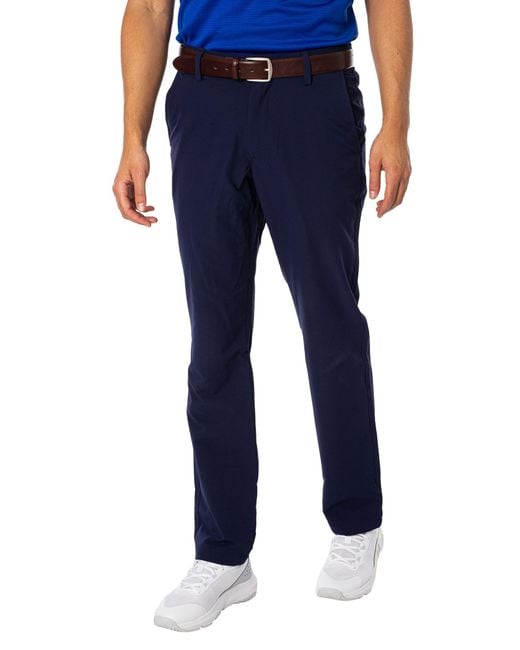Under Armour Blue Tech Tapered Chinos for men
