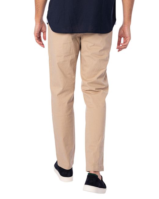 Tommy Hilfiger Blue Harlem Essential Twill Chino Trousers for men