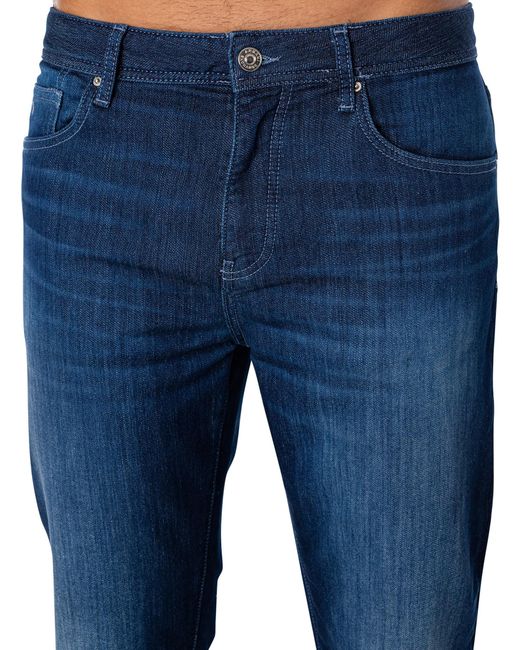 Armani Exchange Blue Slim Jeans for men
