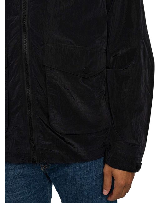 Lyle & Scott Black 4 Pocket Blouson Jacket for men