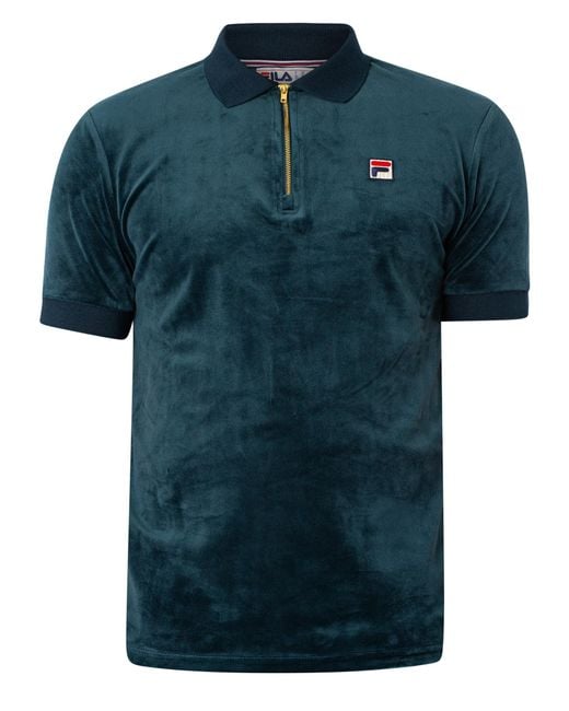 Fila velour t shirt top