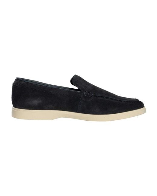 Clarks Black Torford Easy Suede Loafers for men