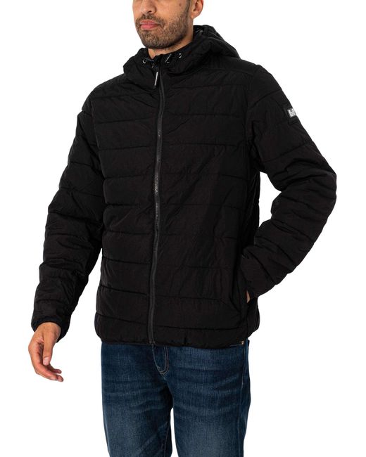 Weekend Offender Black La Guardia Jacket for men