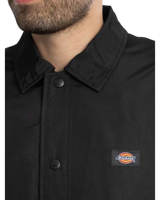 Dickies Black Oakport Coach Jacket for men