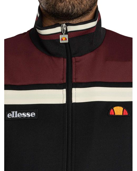 Ellesse Black Vignola Track Jacket for men