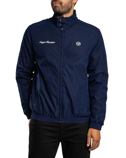 Sergio Tacchini Blue Brando Harrington Jacket for men