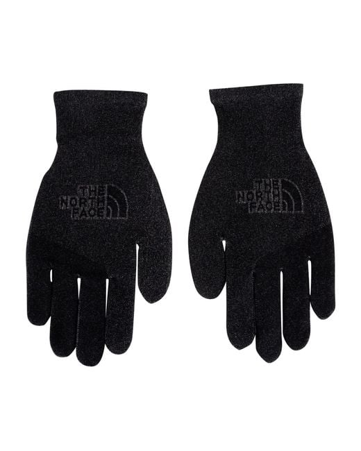 The North Face Stip Knit Touchscreen Gloves in Black for Men Lyst UK