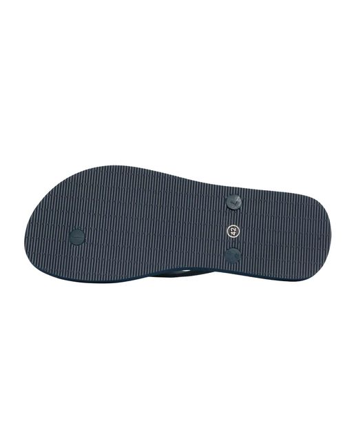 Aquascutum Blue Iconic Flip Flops for men