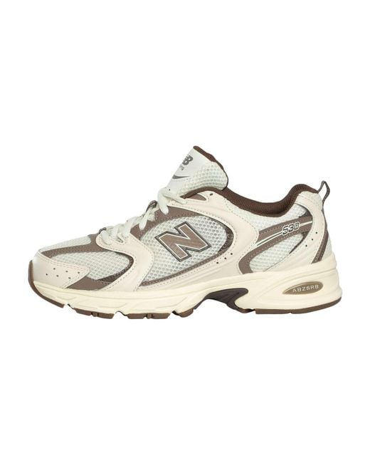 New Balance White 530 Mesh Trainers for men