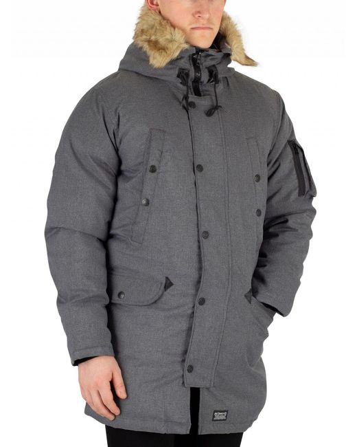 Levi's Fur Mens Mens Down Davidson Parka In Grey Heather - Xl in Gray for  Men | Lyst