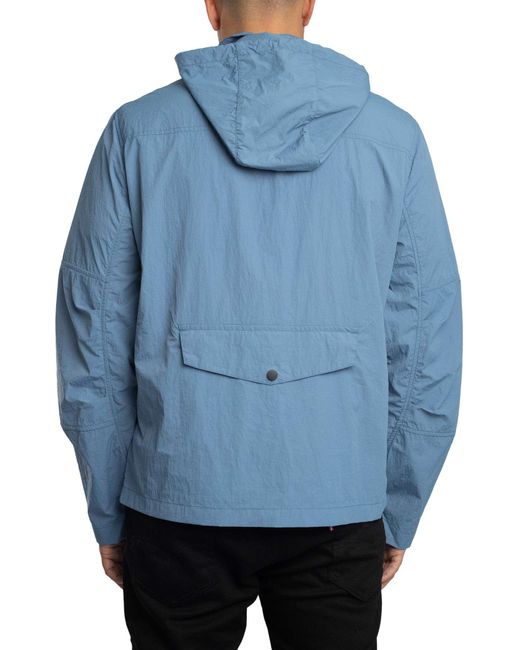 Lyle & Scott Blue Stow Away Jacket for men