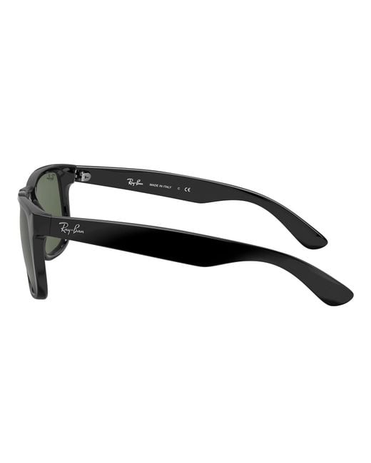 Ray-Ban Black Justin Classic Sunglasses for men