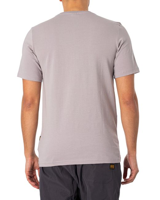 G-Star RAW Gray Slim Base T-shirt for men