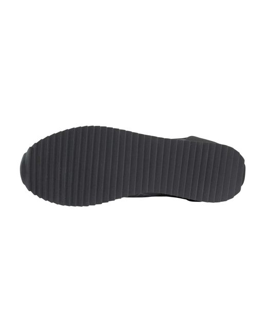 EA7 Gray Mesh Logo Trainers for men