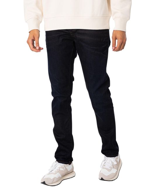 G-Star RAW Blue 3301 Tapered Fit Jeans for men