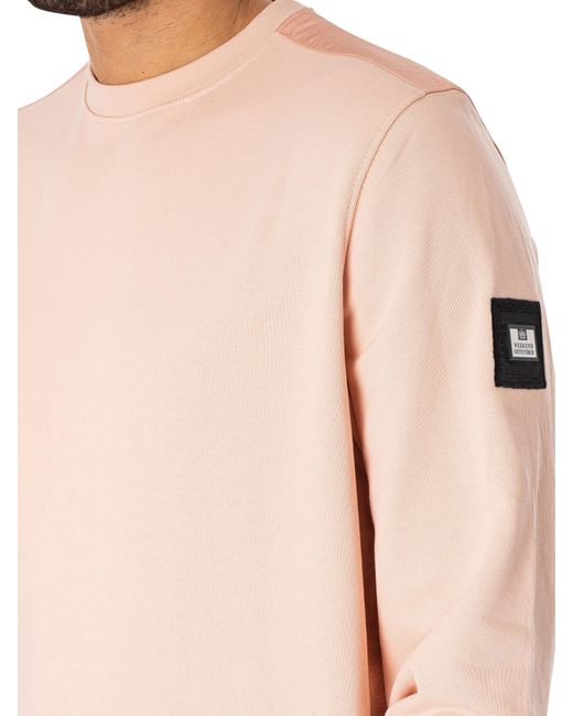 Weekend Offender Pink F Bomb Sweatshirt for men